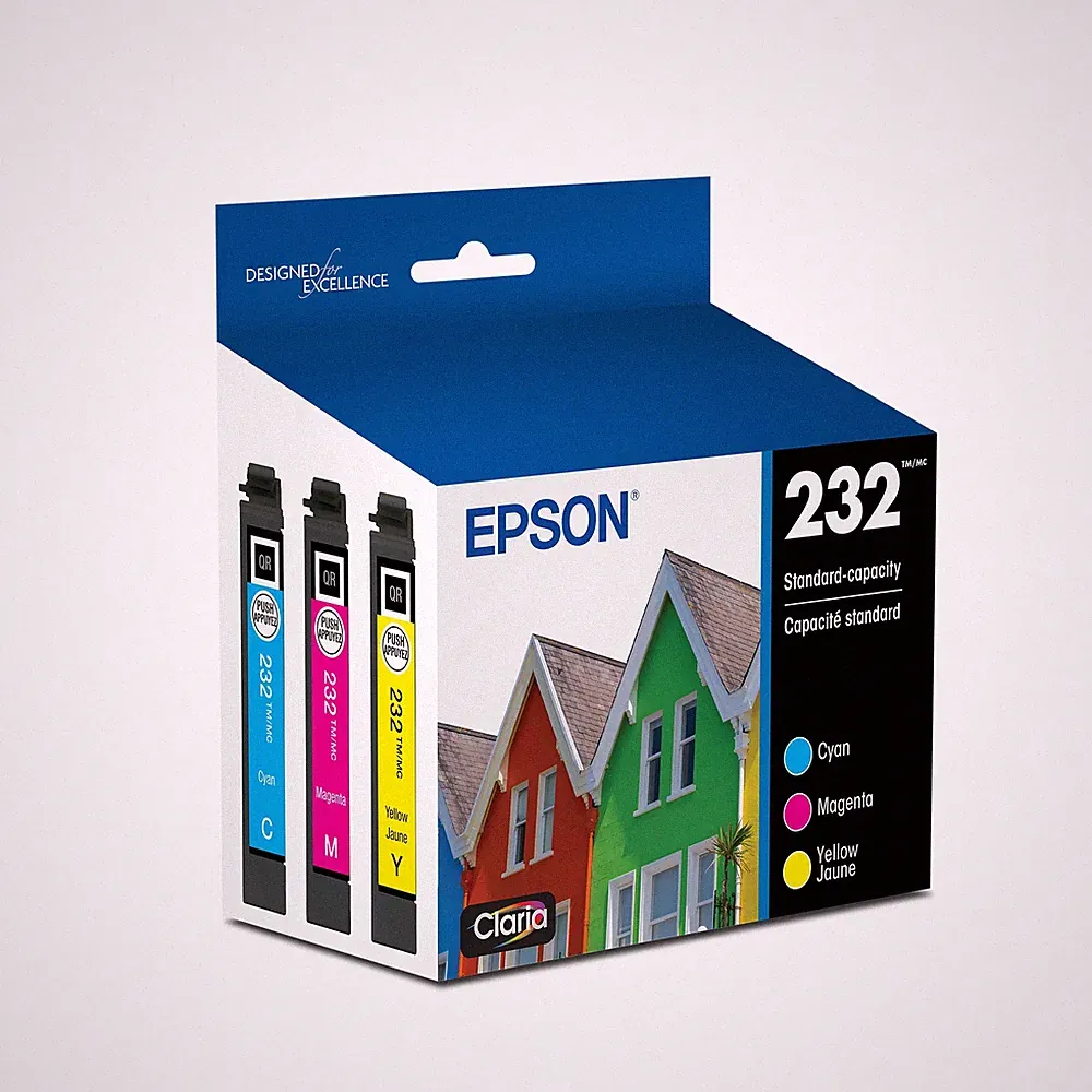 232 Claria Ink Standard Capacity Color Combo Pack (T232520-S) Works with Workfor