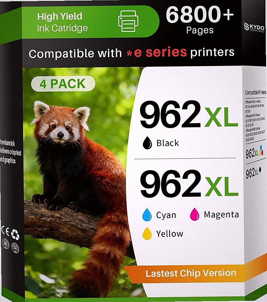 962XL Ink Cartridges for HP 962XL Ink Cartridges Combo Pack Work for HP