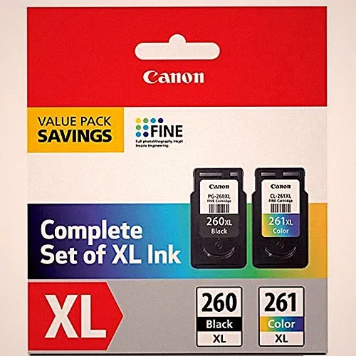 Canon 3706C005 PG-260 XL CL-261 XL Ink Cartridge Value Pack
