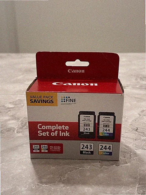 Canon PG-243/CL-244 (1287C006) Ink Cartridges - Combo Pack