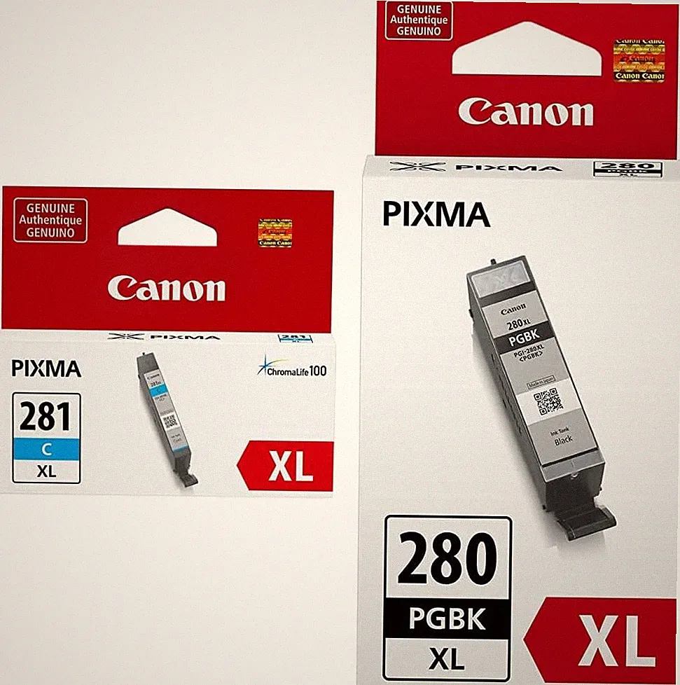 CLI-281XL Cyan PGI-280XL PGBK Compatible to TR7520,TR8520,TR8620,TS6120,TS6220,T