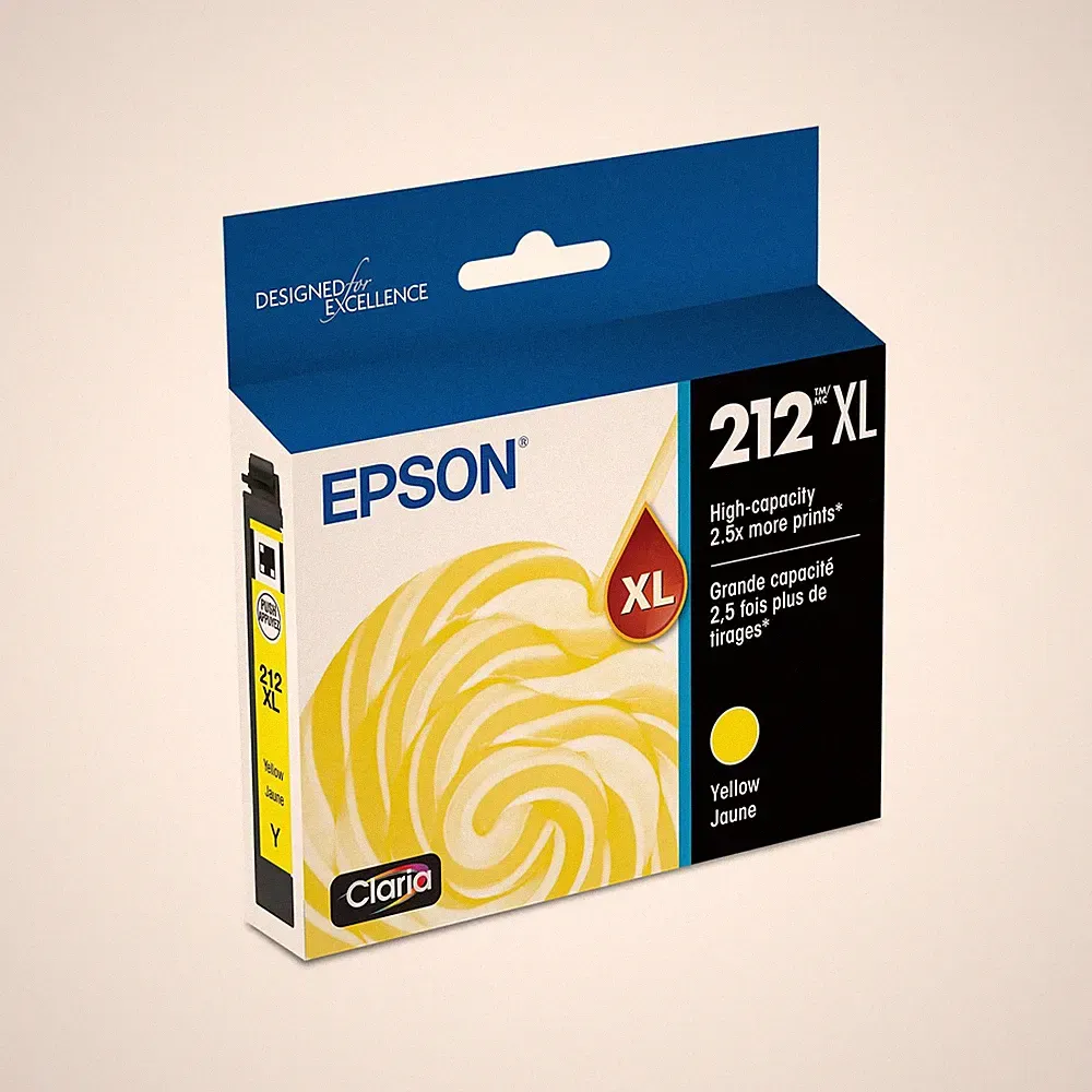 High Capacity Yellow Inkjet Printer Ink for Vibrant Photos and Sharp Text