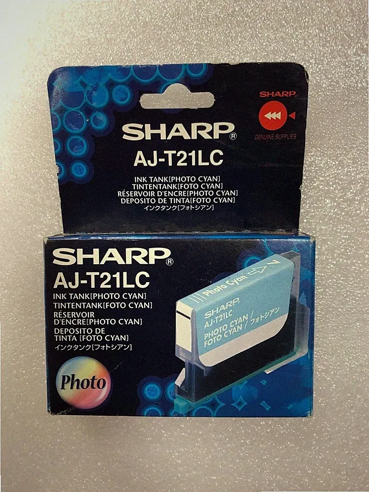 SHARP AJ-T21LC Ink Tank Photo CYAN