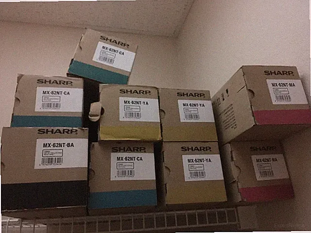 Sharp MX-62NTYA Yellow Toner